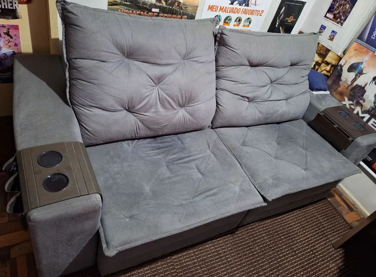 Retractable reclining sofa65570246747649120