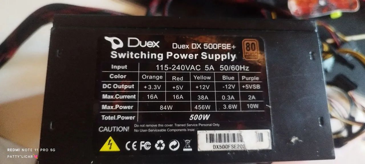 Fonte computador 500W - Foto 3