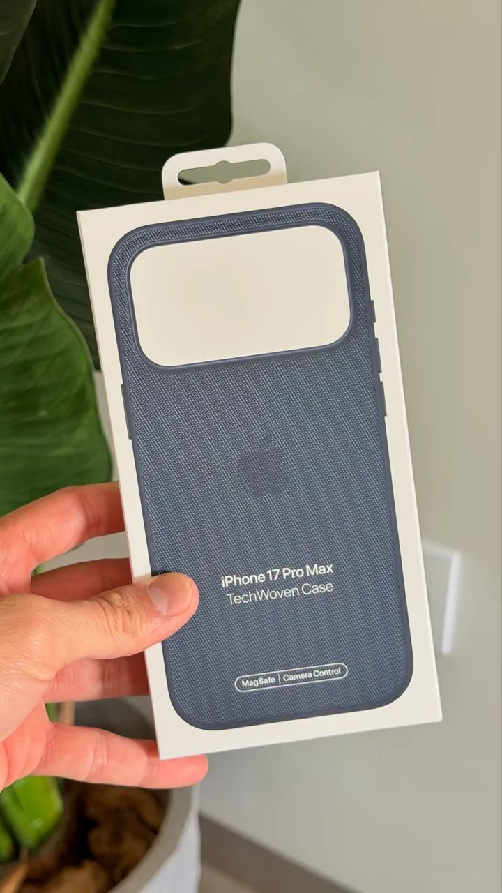 Capa de tecido TechWoven com MagSafe para iPhone 17 Pro Max - Azul 