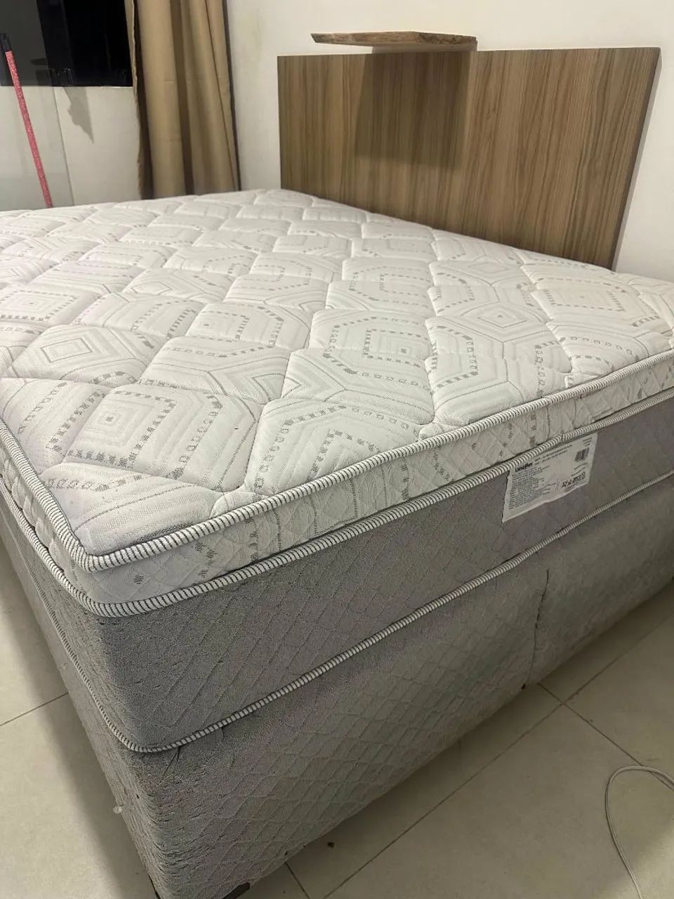 Cama de casal box com colchão  - Foto 4