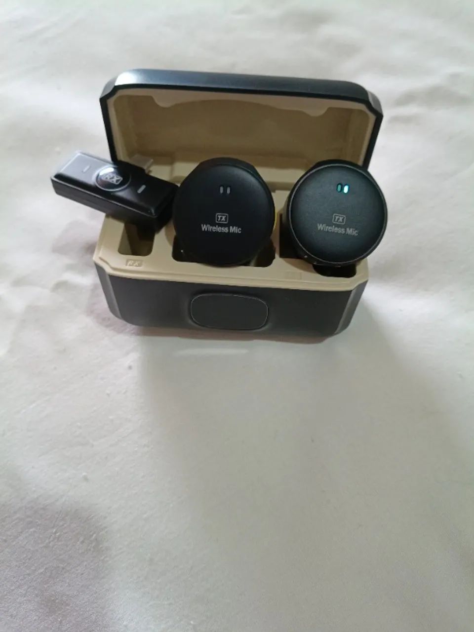 Microfone De Lapela Sem Fio Magnético Para iPhone Android Type-c Gravação de vídeo/TikTok/ - Foto 3