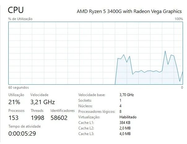 AMD Ryzen 5 3400G Radeon Vega Graphics - Foto 2