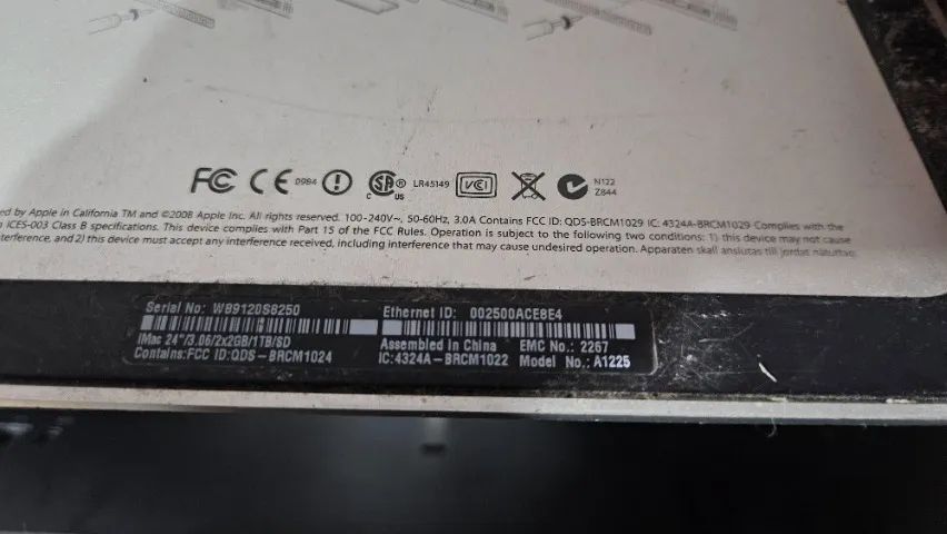 iMac 24" A1225 2007 - Foto 3
