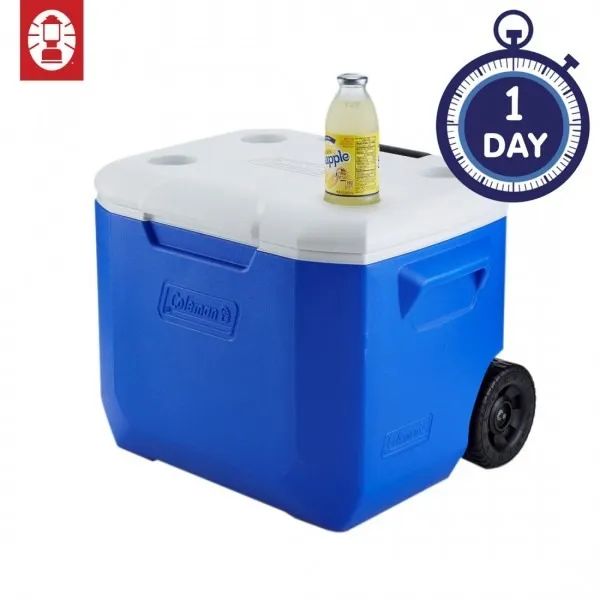 Caixa térmica/cooler Coleman 60 QT com rodas NOVA - Foto 2
