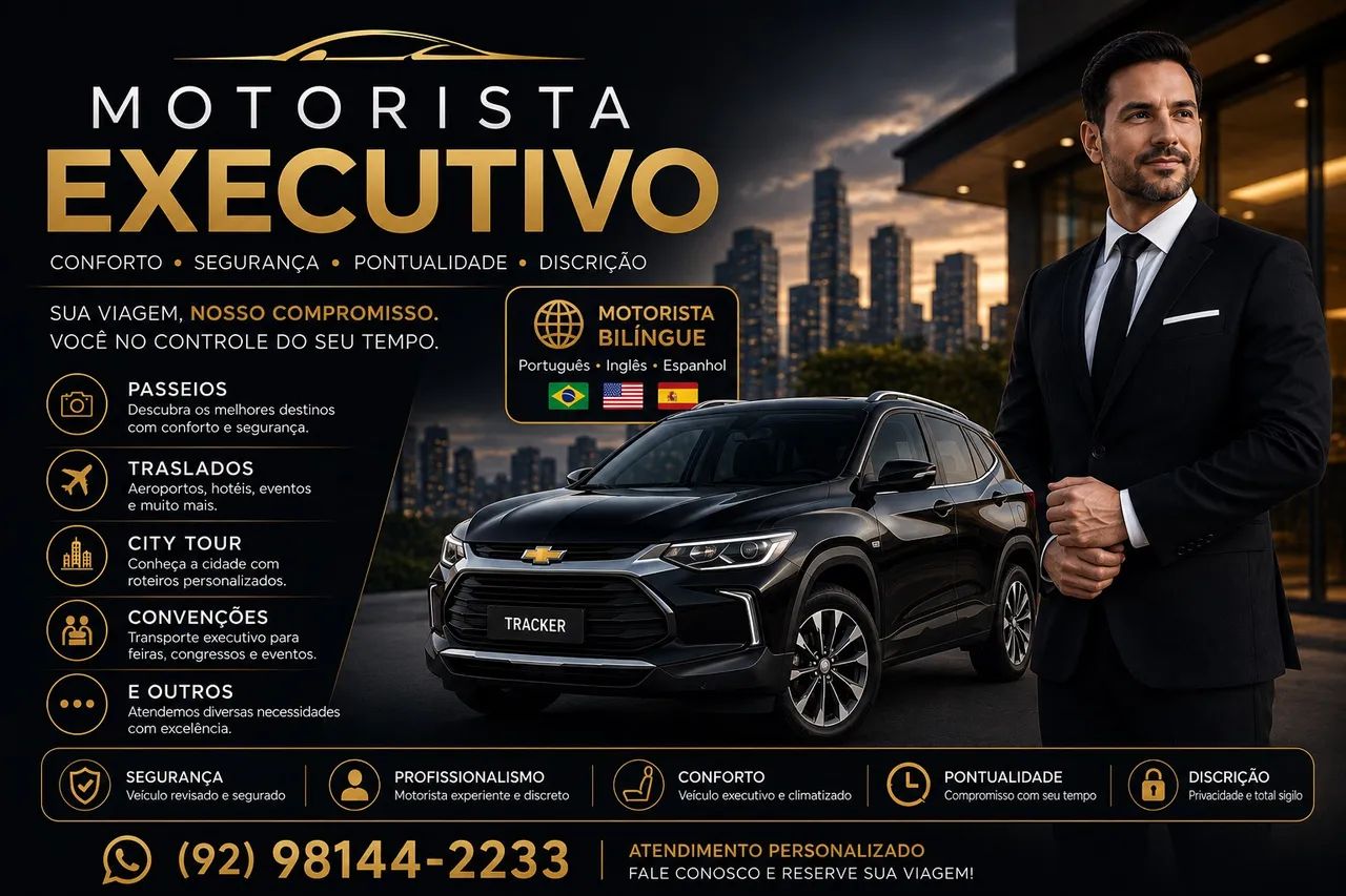 Motorista executivo com carro executivo - Foto 2
