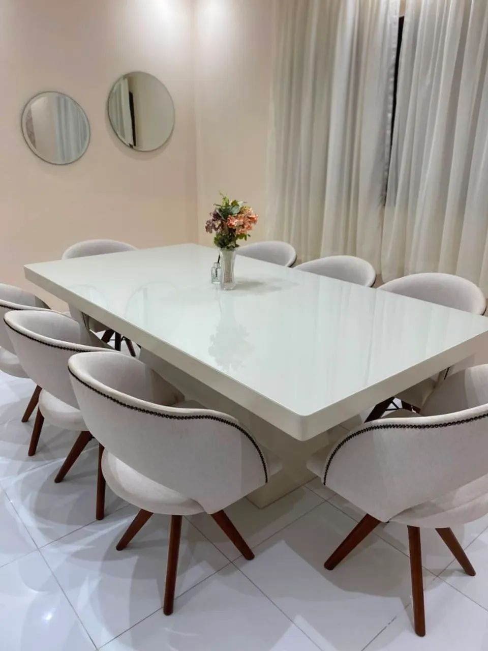 Mesa de Jantar com 8 cadeiras  - Foto 4