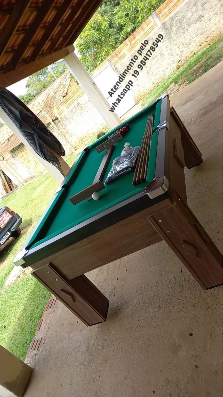 Mesa de bilhar mesa de sinuca campo de pedra ardósia bilhar01 - Foto 2