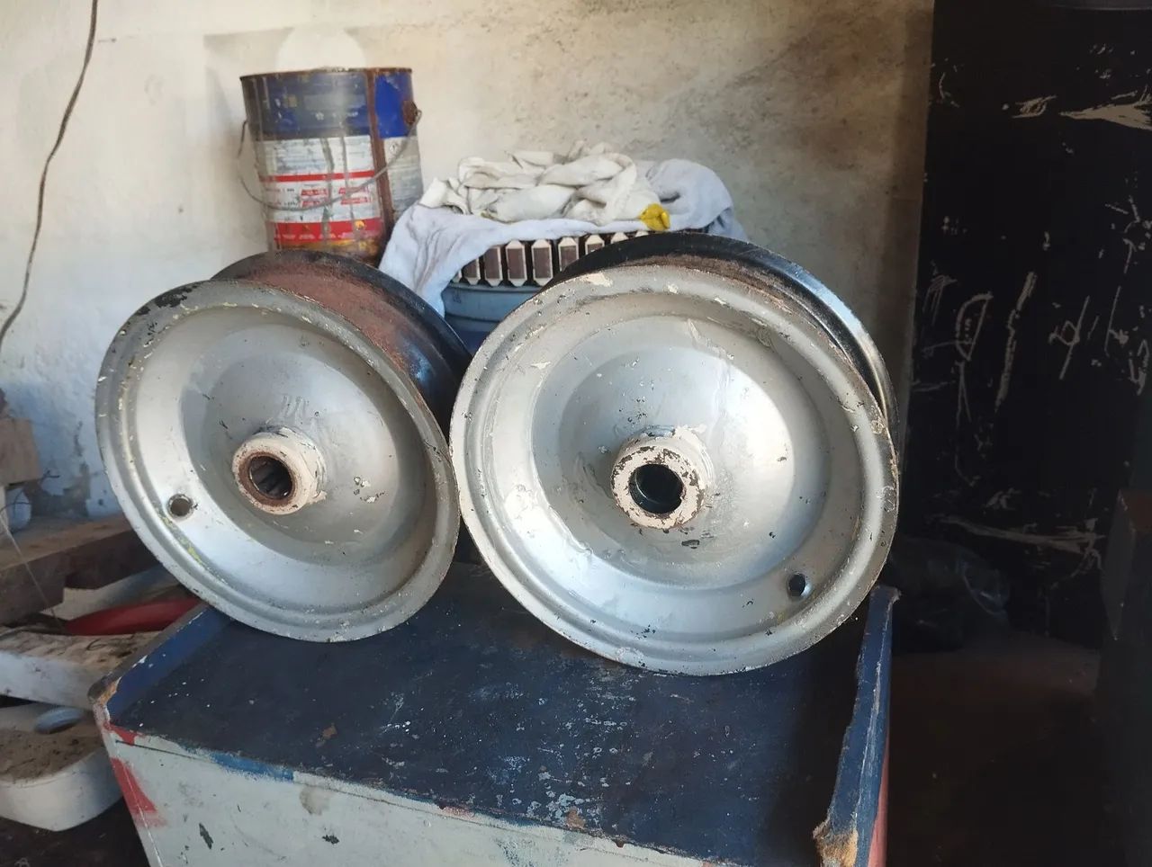 DUAS RODAS FERRO CARRINHO MÃO  - Foto 2