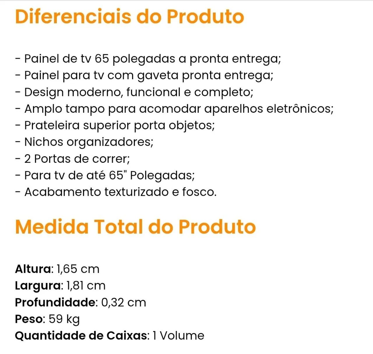 Painel Home supreme suporta TV até 55 polegadas  / 3 cores disponíveis  / Receba em 24h - Foto 5