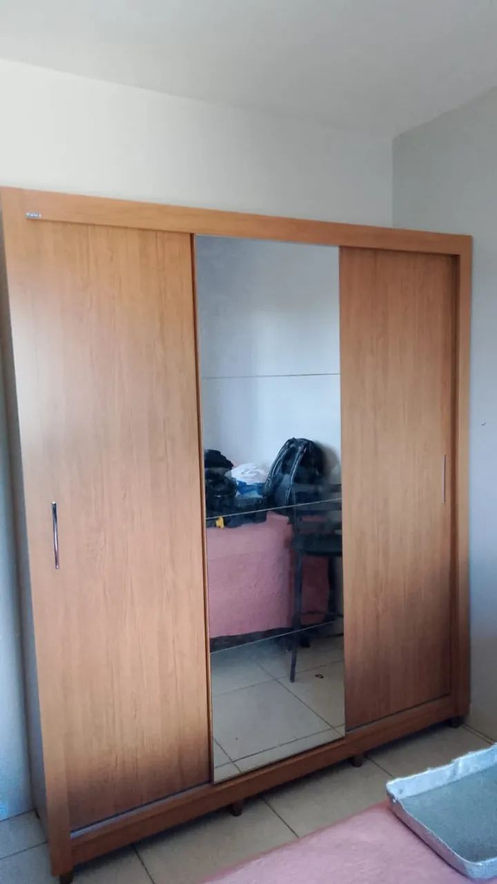 Guarda Roupa de Casal com Espelho RT - Já com Entrega e Montagem