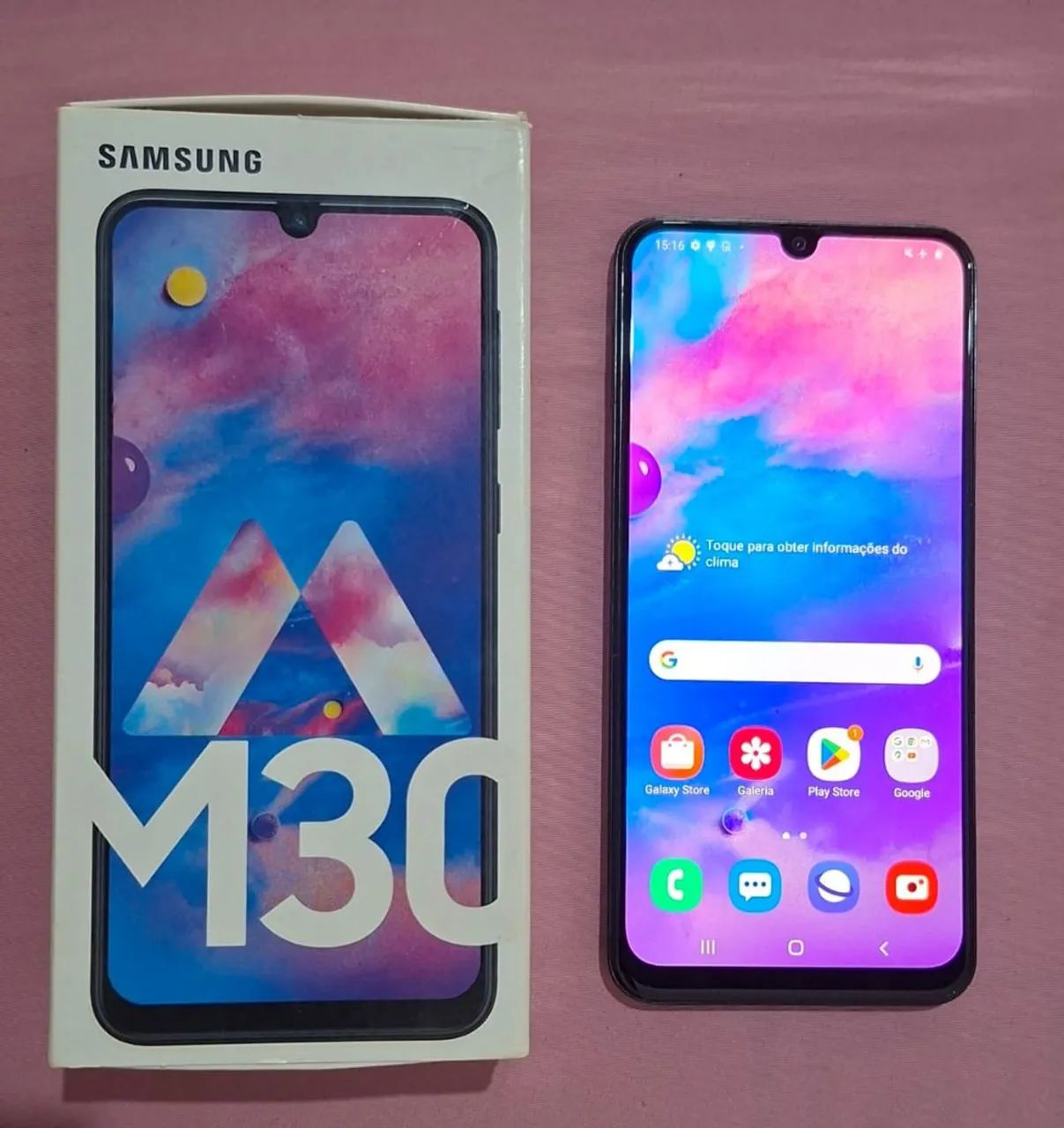 Samsung M30 64Gb e 4Ram com NF