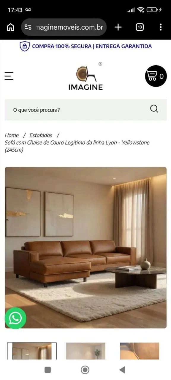 Sofá de couro  - Foto 5