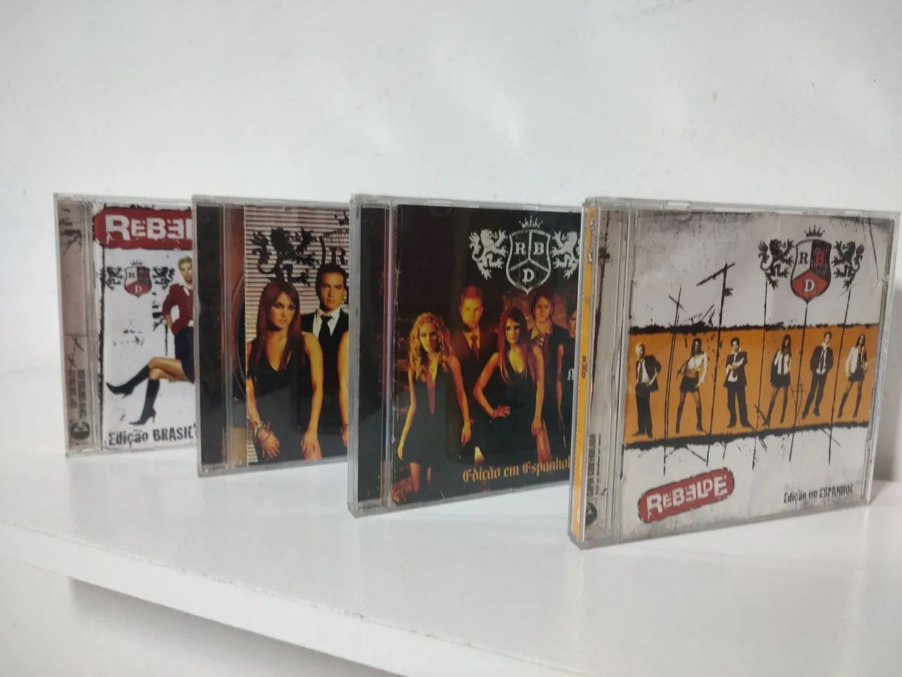 Lote 4 CDs da banda RBD raro 