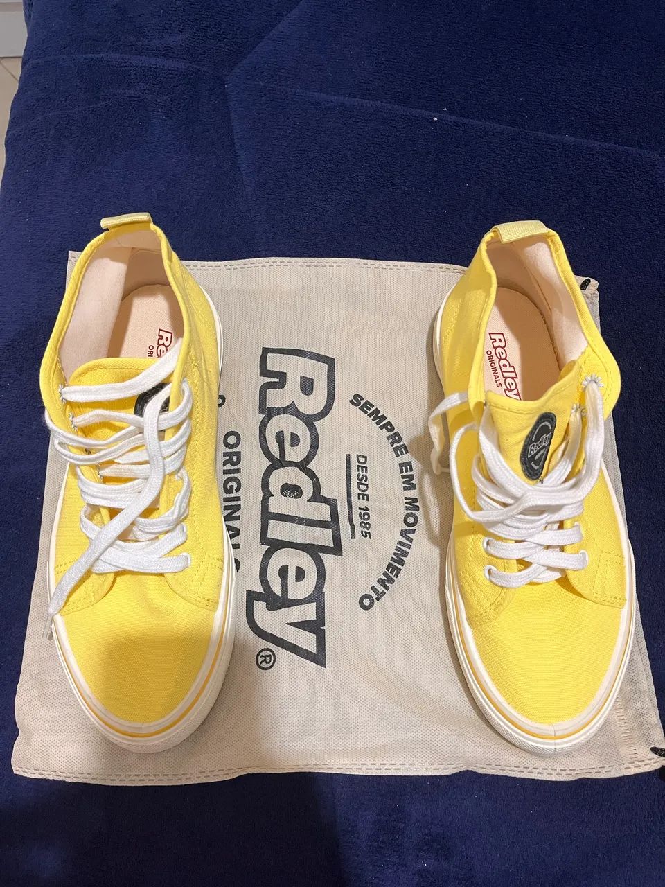 Tênis Redley amarelo cano alto semi novo  - Foto 2