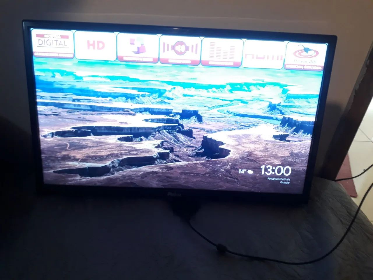 Tv 30 polegadas com crome crashed,300 reais .chamar no watts * - Foto 2