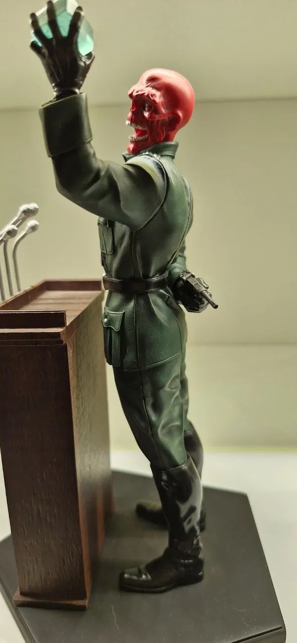 Caveira Vermelha - Red Skull - Marvel Comics - Exclusivo Ccxp 2017 Iron Studios - Foto 5