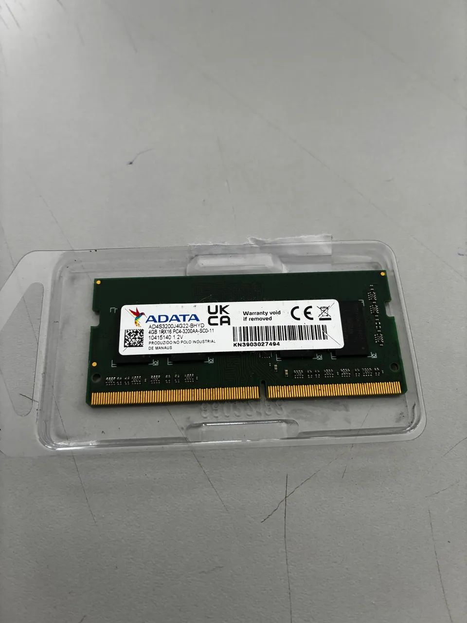 Memória RAM 4gb DDR4 3200 mhz Notebook