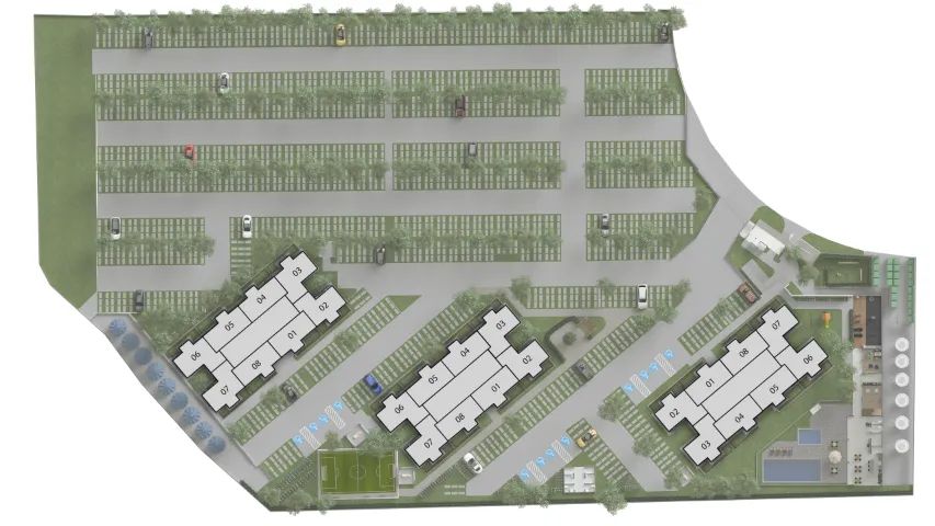 Única Veredas Villa Park - Apto 2/4 com 1 suíte de 57 m², wc social, 1 vaga por 331.750,00 - Foto 20