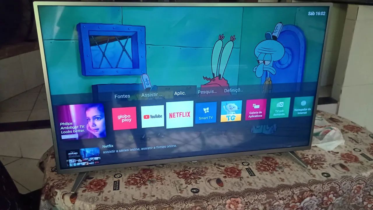 Vendo smart tv Philips de 50 polegadas nova  - Foto 2