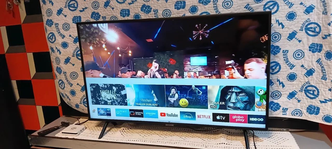 Smart tv samsung "43" c/ Wi-Fi e Bluetooth integrado  - Foto 3