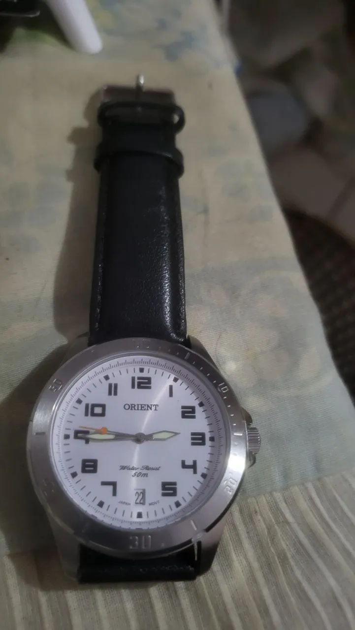 Relógio oriente quartzo modelo flyeger em ótimo estado  - Foto 3