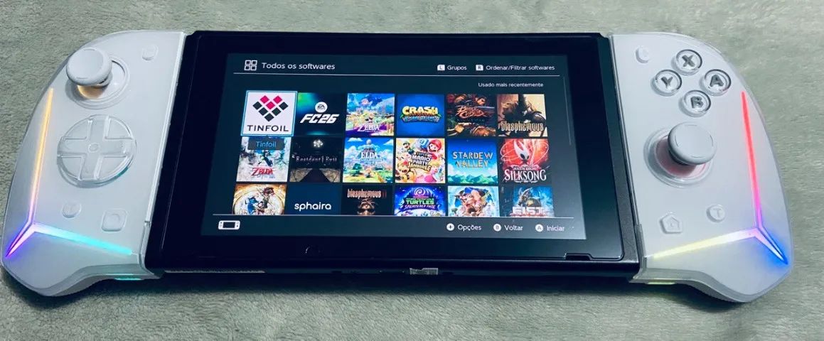 JOY-CON PARA NINTENDO SWICHT COM RGB HALL EFFECT EASYSMX S15