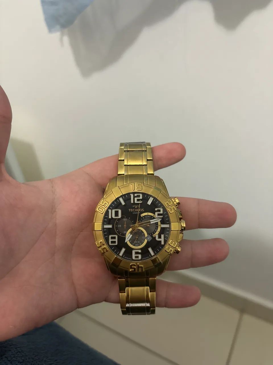 Relógio original da technos dourado 