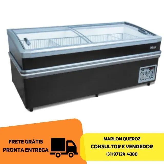 Ilha de Congelados 2M 940 Litros Polar Plus