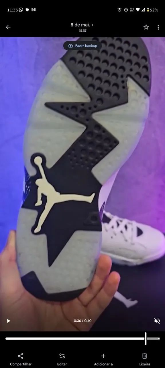 Jordan 6 retrô Oreo ( original ) - Foto 4