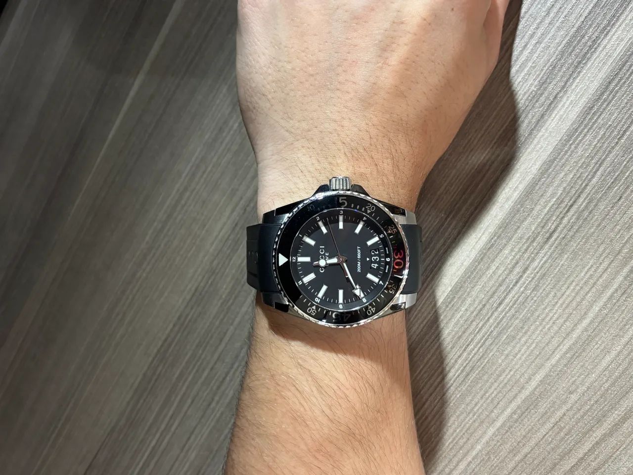 Relógio Gucci dive 45mm
