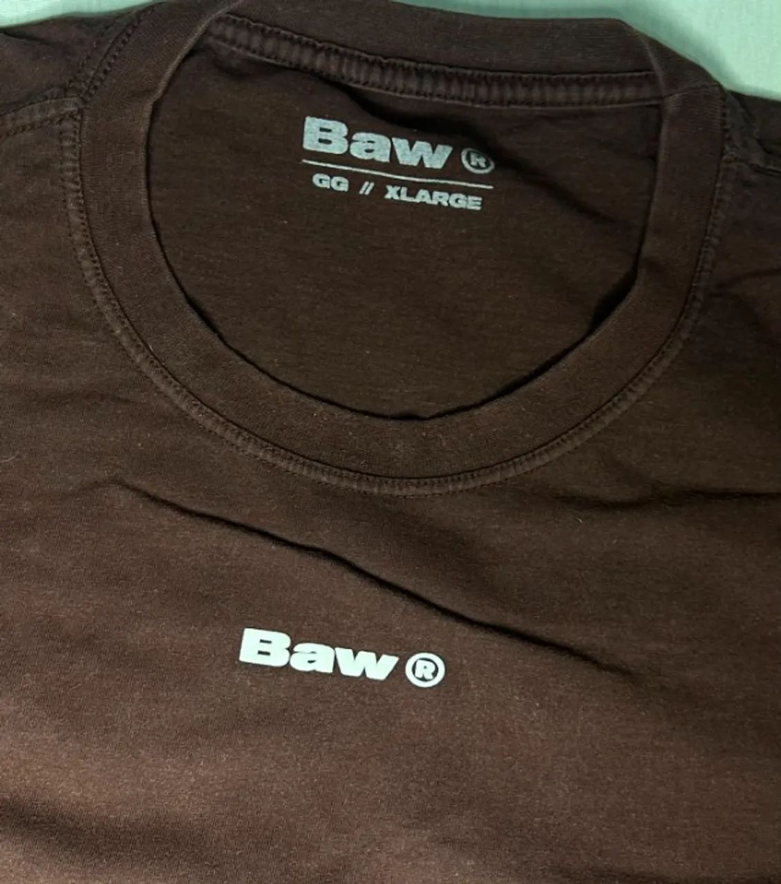 camiseta BAW marrom - Foto 2