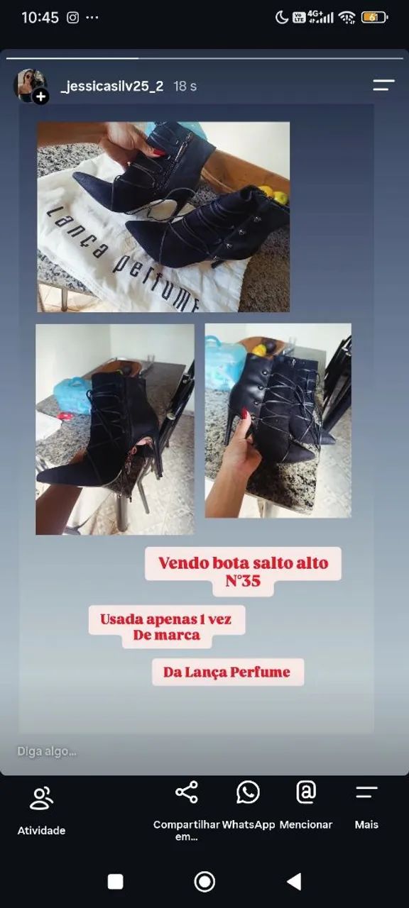 BOTA LANÇA PERFUME 