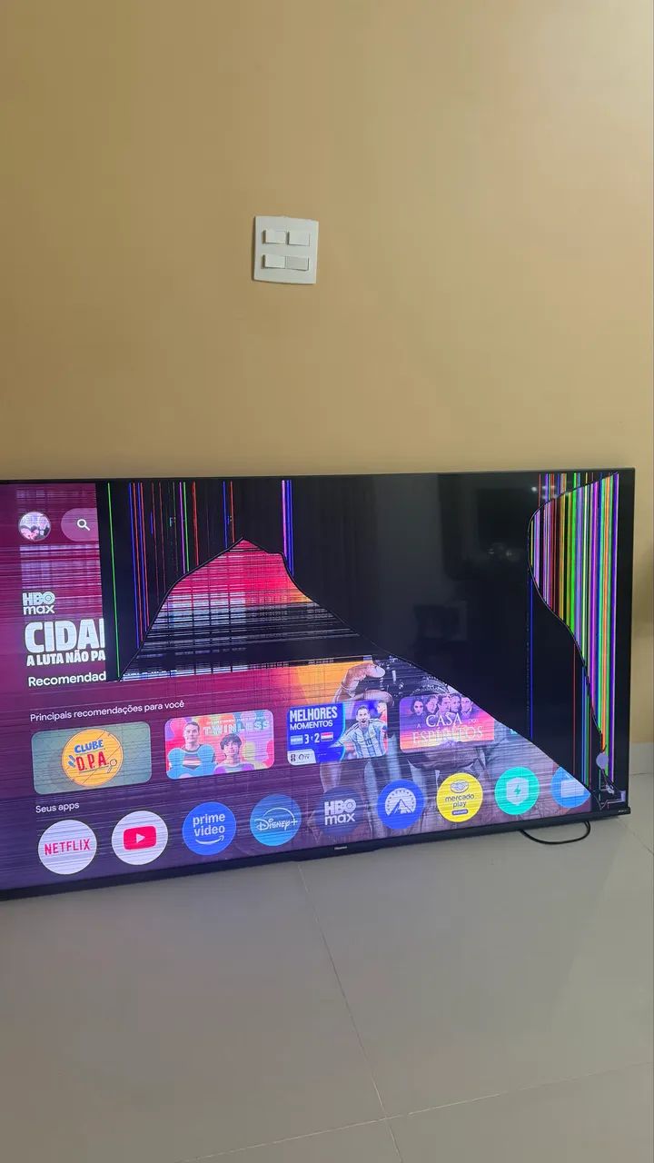 TV HISENSE DEFEITO NA TELA