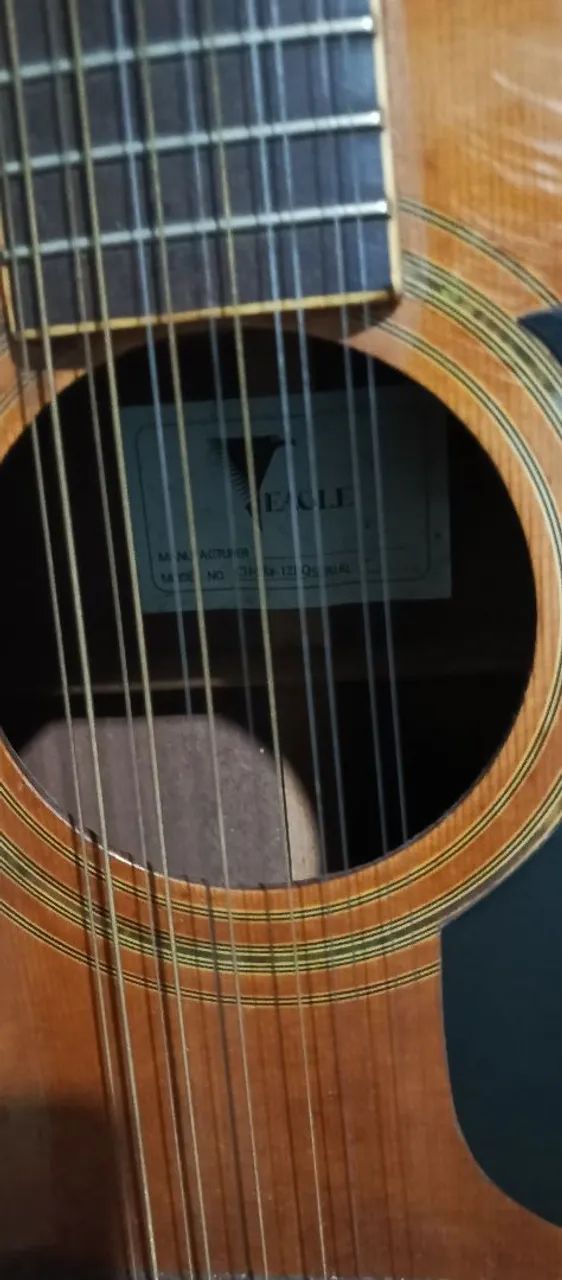 Violão Eagle 12 cordas Eletro  - Foto 3