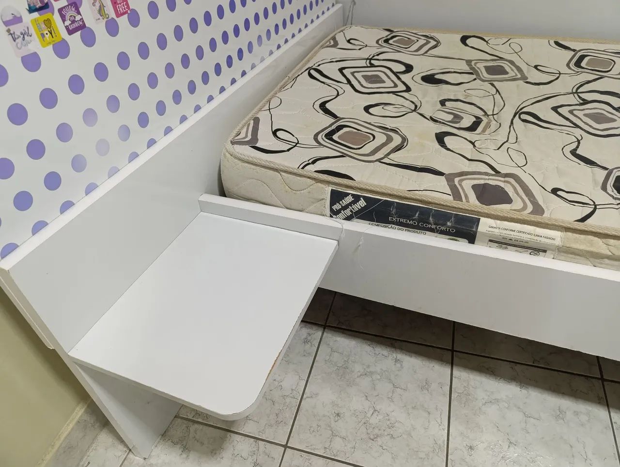 Vende-se cama de solteiro e colchão usada  - Foto 3