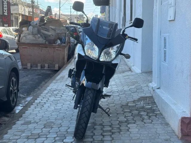 DL 650 V-STROM 2013 BRANCO PÉROLA COM BÁU - Foto 3