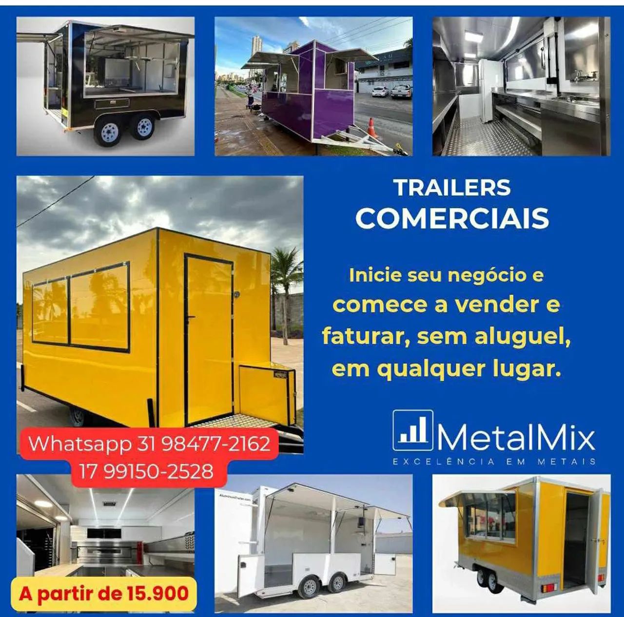 Container e trailer de alimentação  - Foto 5