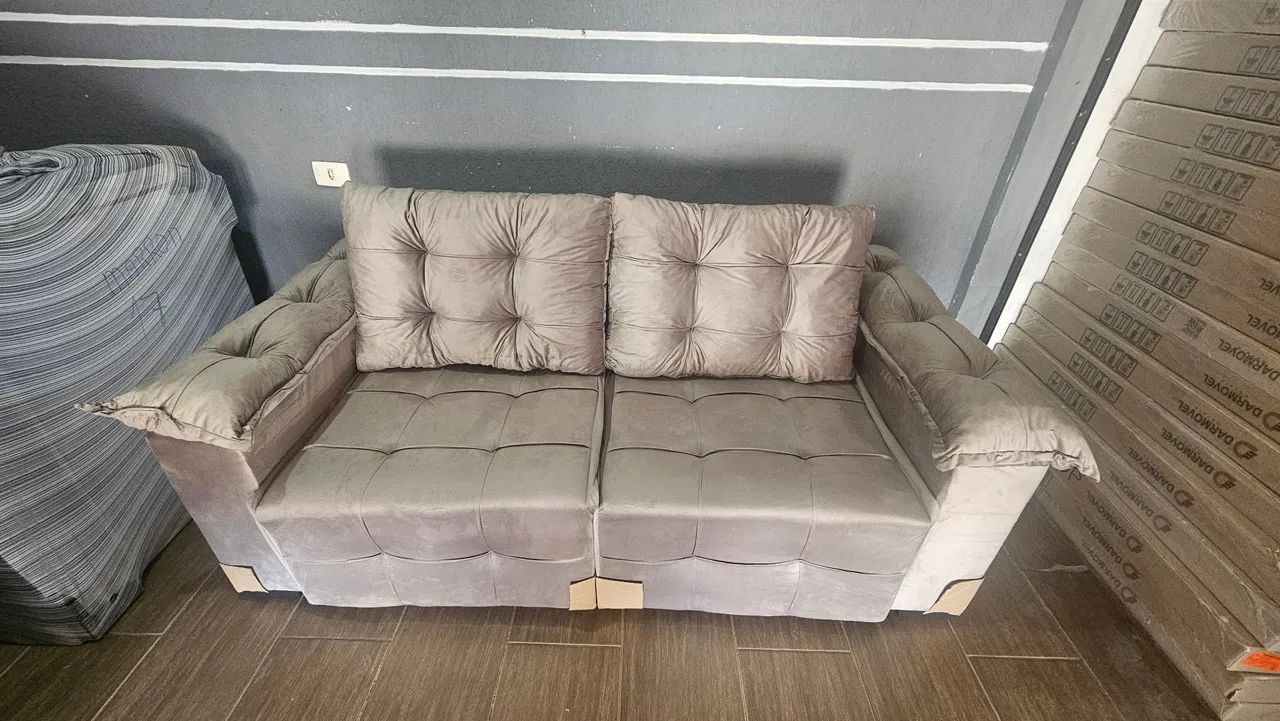 SOFA RETRATIL NOVO - ENTREGAMOS - Foto 2