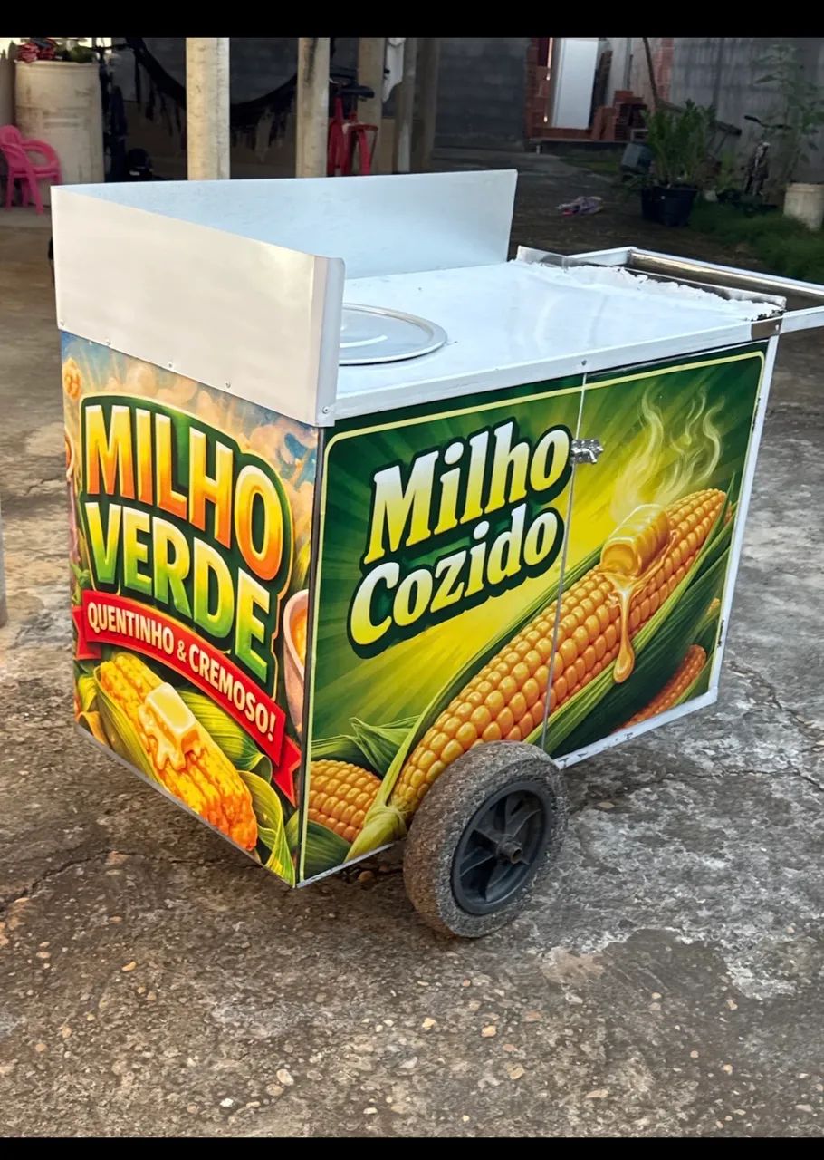 Carrinho de milho verde 
