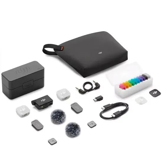Microfone DJI Mic Mini 2 (2 TX + 1 RX + Charging Case) 