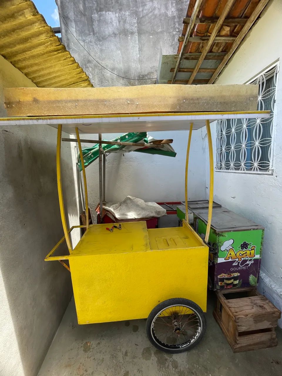 Carrinho de lanche em fibra  - Foto 3