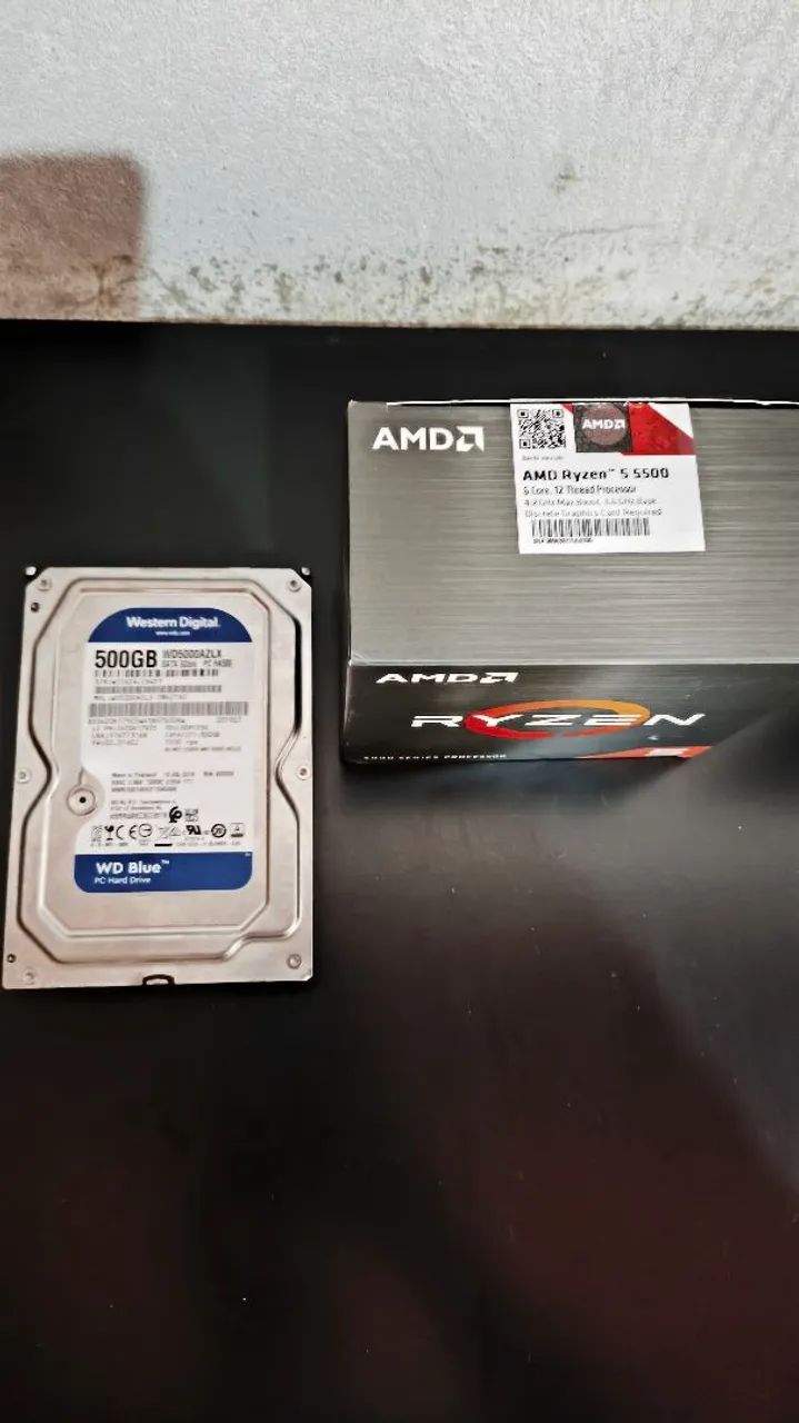 Processador AMD Ryzen 5 5500 + HD 500 GB - Foto 4