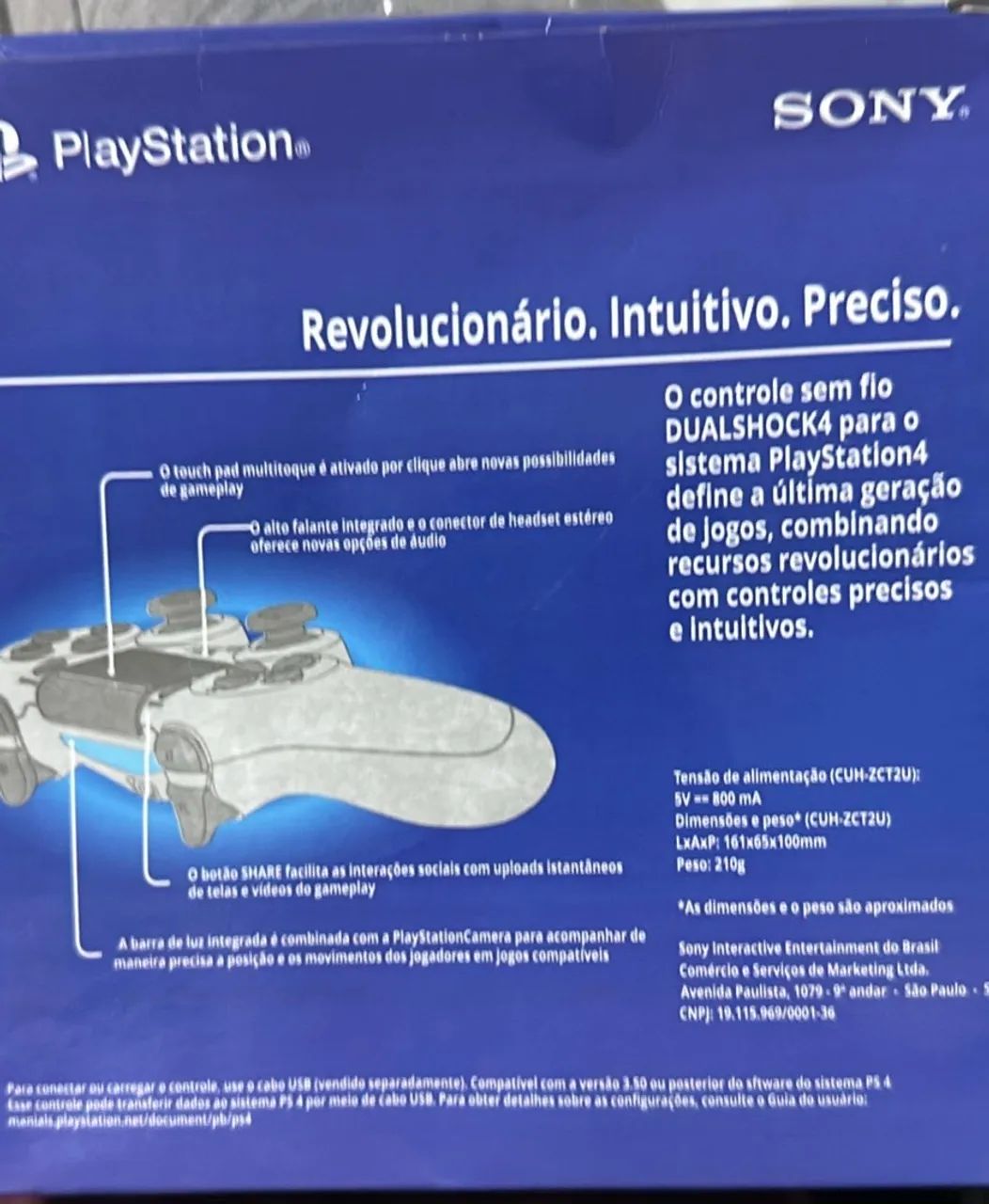 Controle PS4 - Foto 2