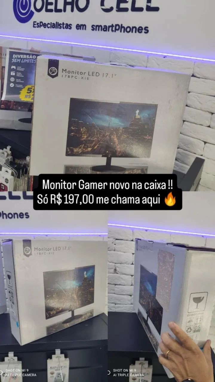 Monitor Gamer 17 Polegadas lacrado e com garantia!!