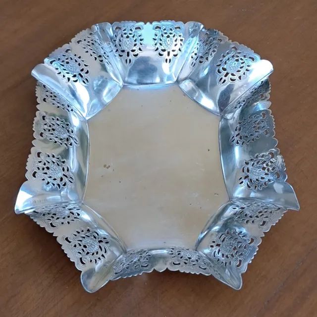 Antiga Travessa Retangular - Petisqueira - Prata Régia 90 - Vintage - Foto 5