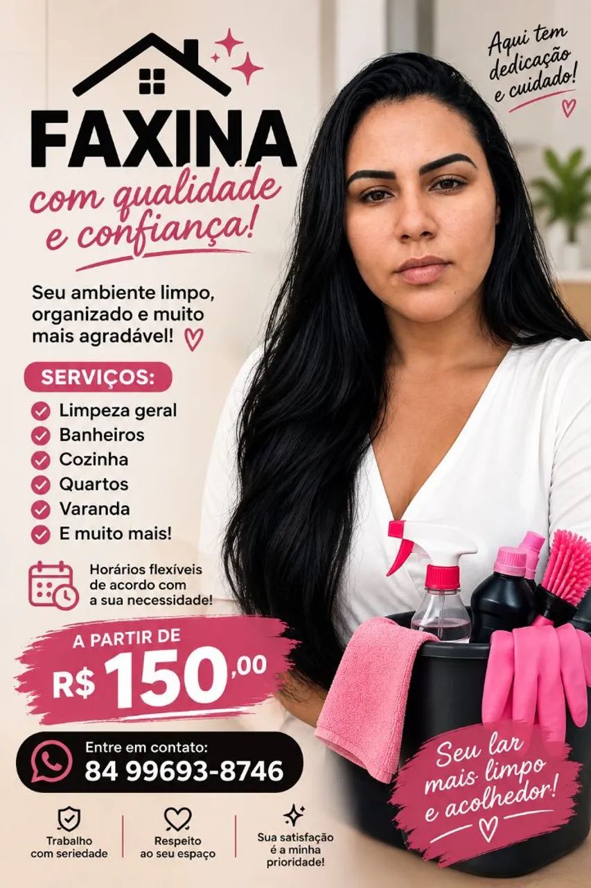 Faxinas e limpeza geral 