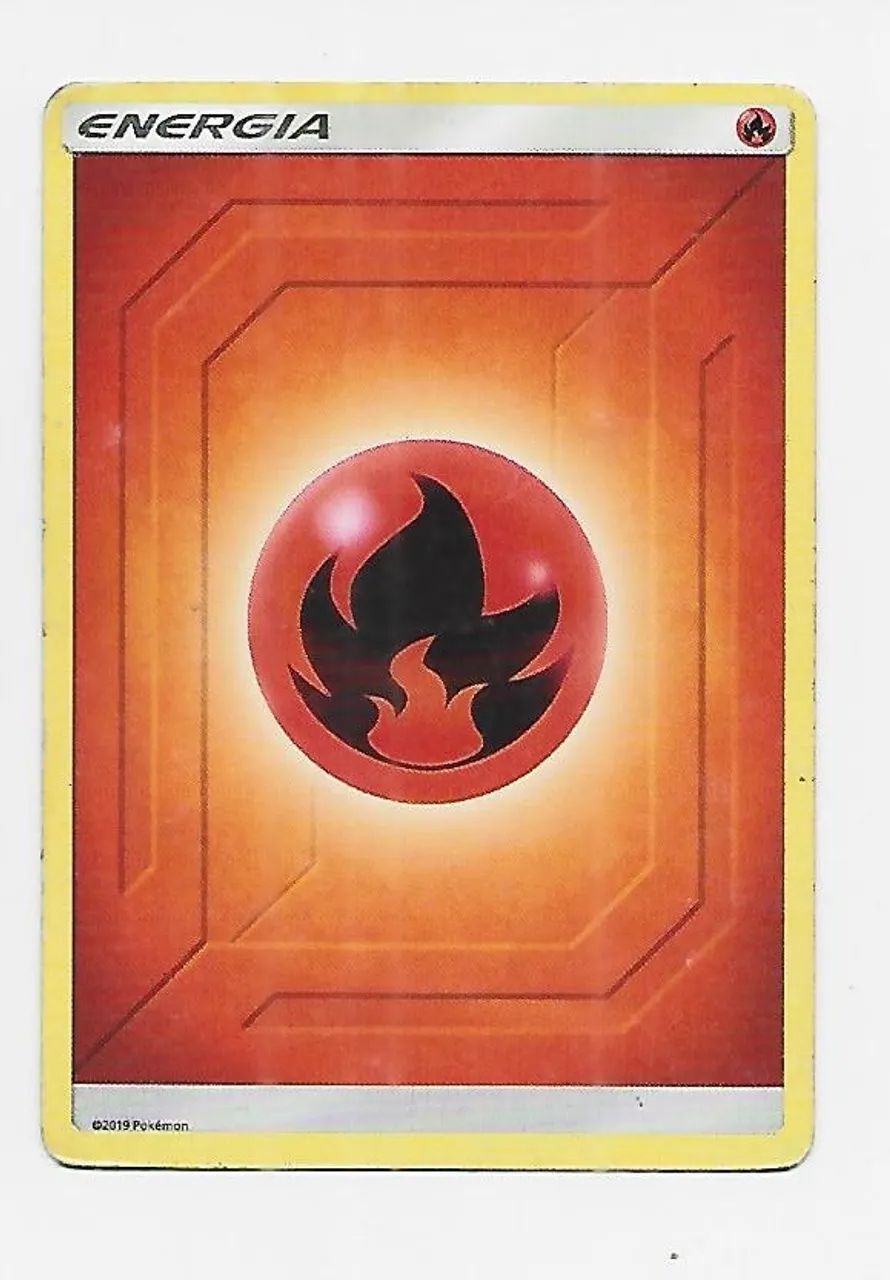 Kit com 2 Cartas Pokemon Pansear + Carta Fogo - Foto 2