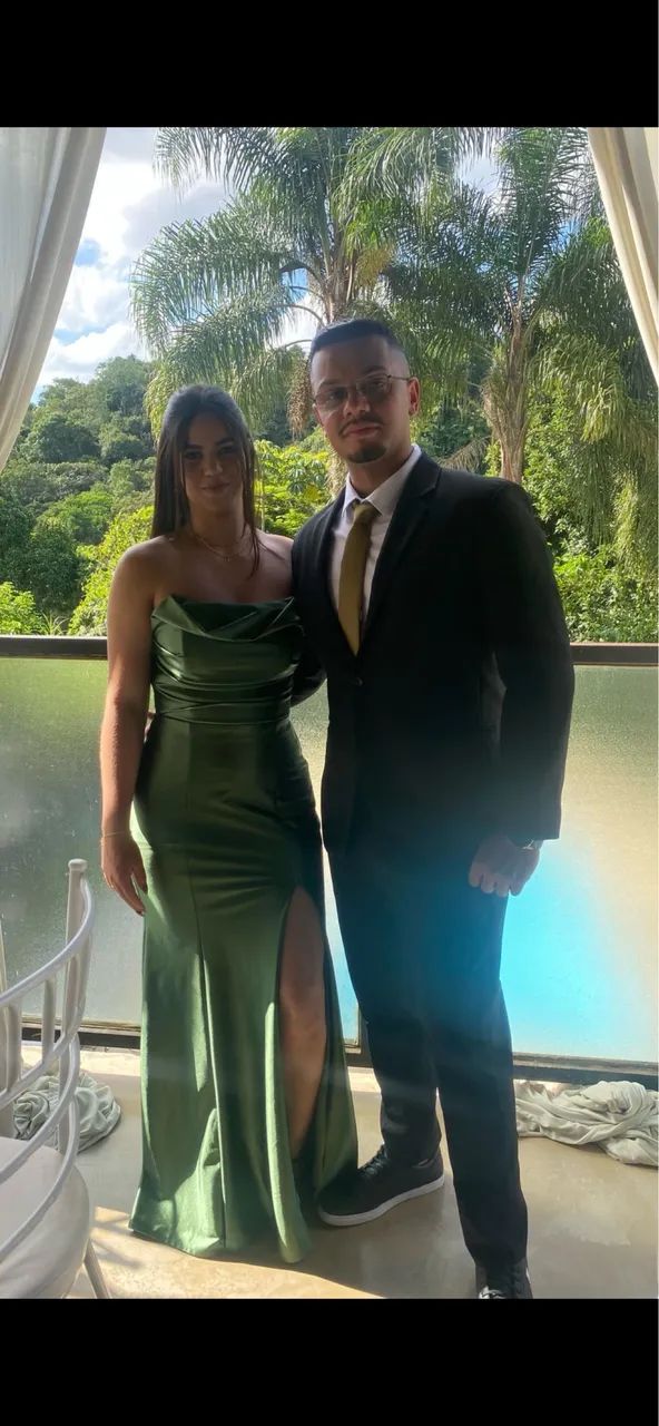     Vestido Verde Oliva com Caimento Perfeito ? - Foto 2