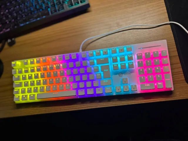 Teclado Mecanico ABNT2 Switch Blue  - Foto 5