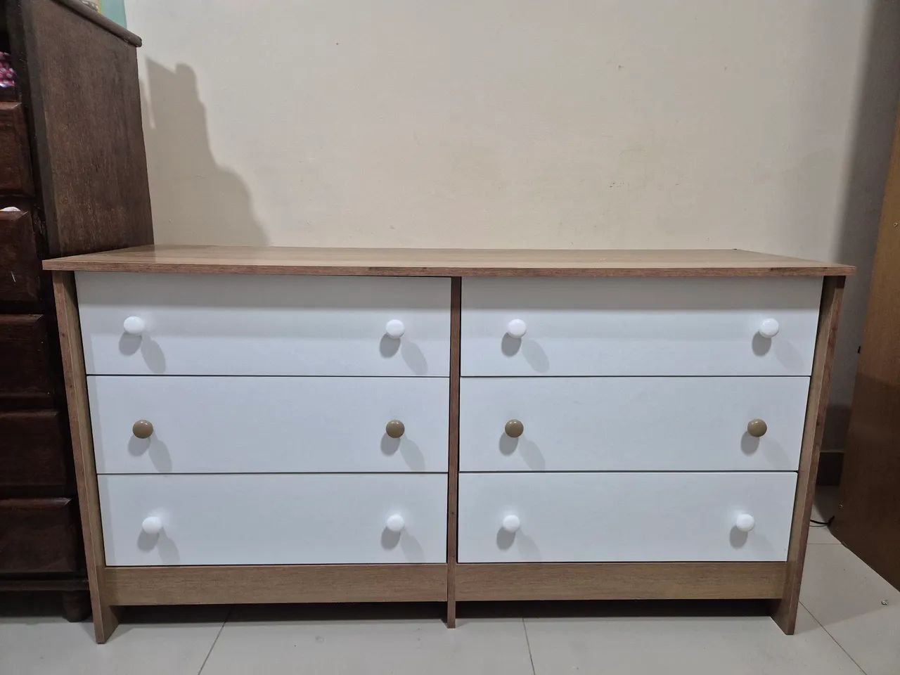 Berço 3 em 1 + Colchão + Cômoda 6 gavetas  - Foto 4